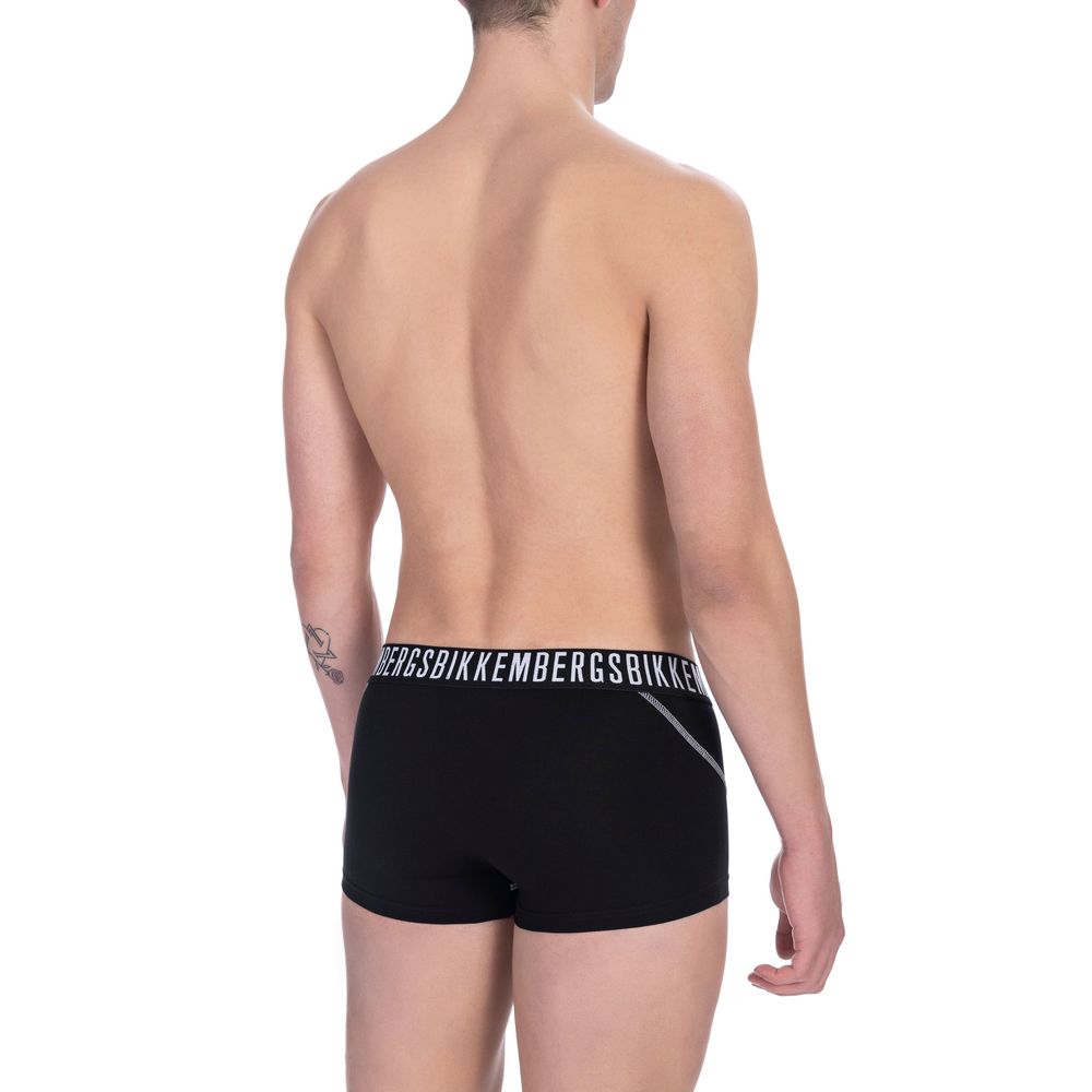 Bikkembergs Sleek Cotton Blend Men's Trunks Twin Pack