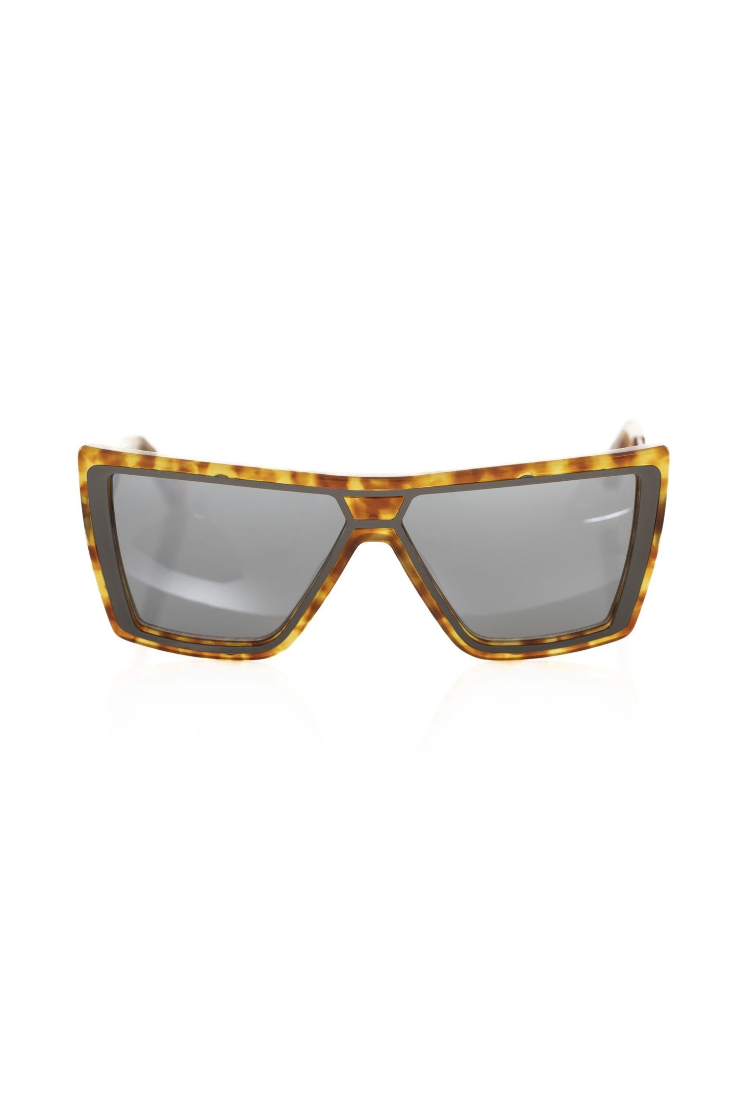 Frankie Morello Chic Tortoise Shell Square Sunglasses