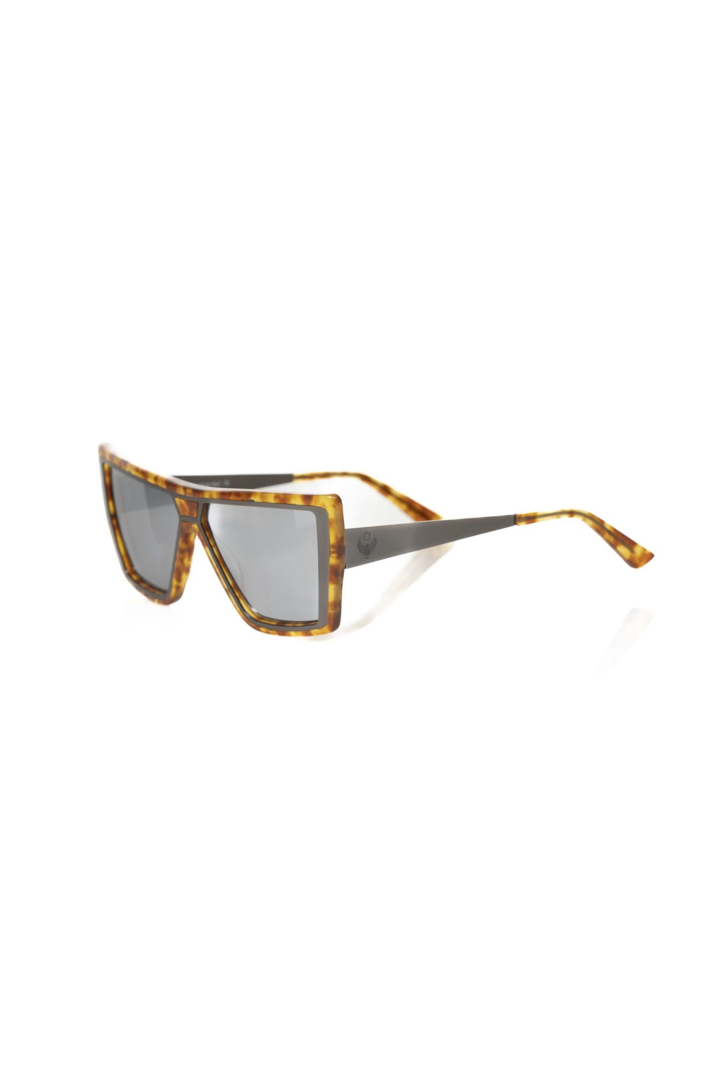 Frankie Morello Chic Tortoise Shell Square Sunglasses