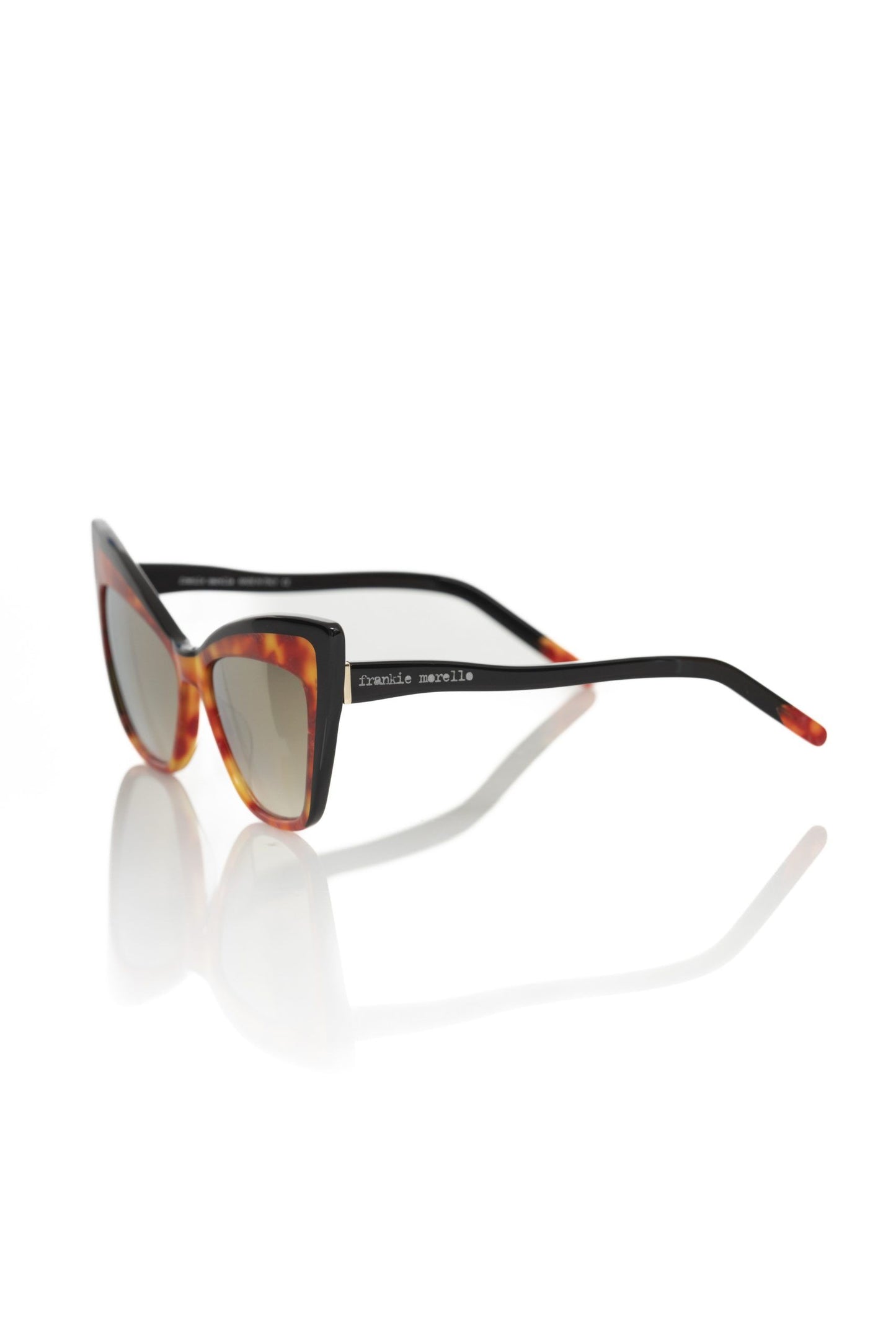 Frankie Morello Chic Tortoiseshell Cat Eye Sunglasses