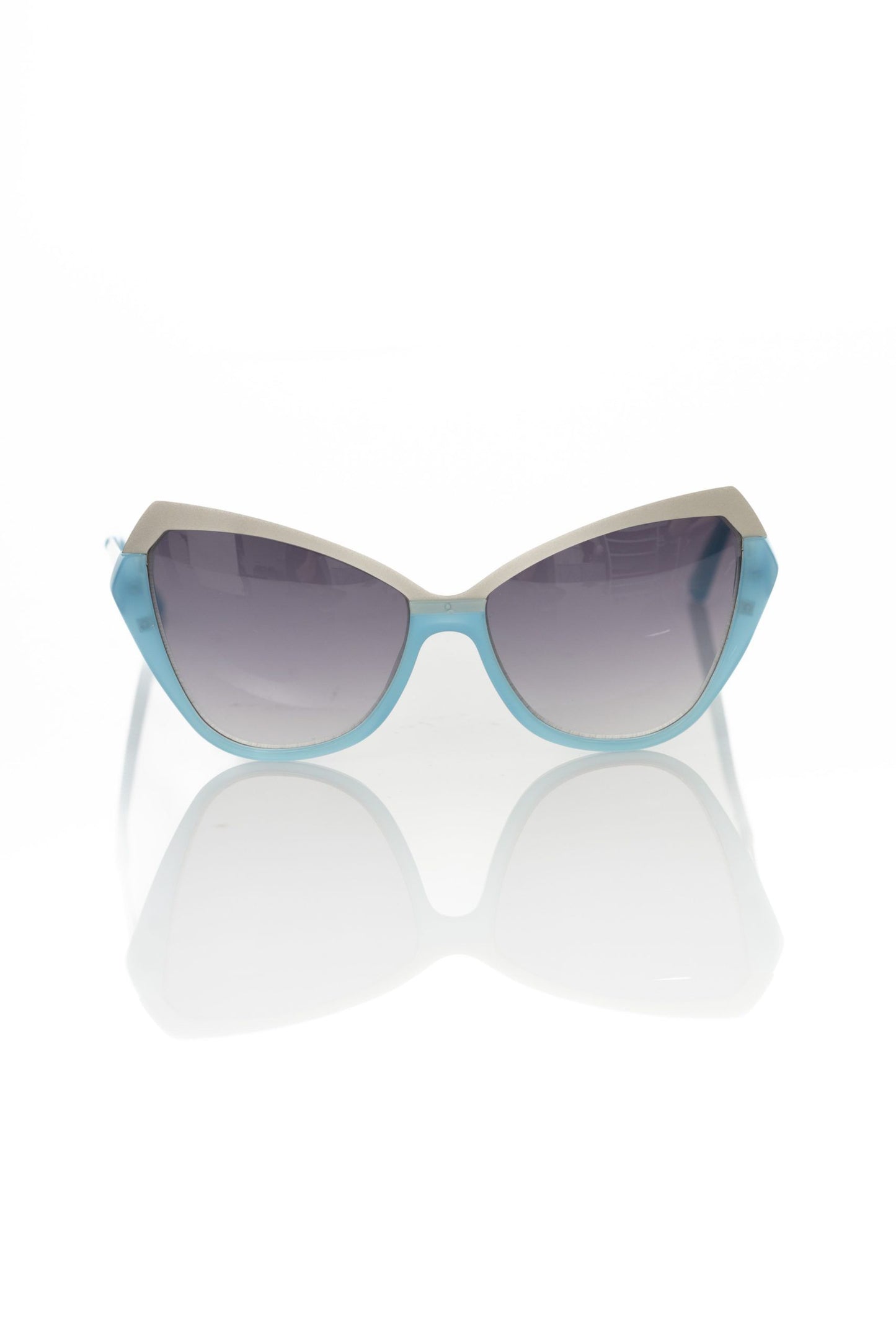 Frankie Morello Chic Cat Eye Shades with Metallic Accent