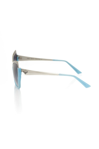 Frankie Morello Chic Cat Eye Shades with Metallic Accent