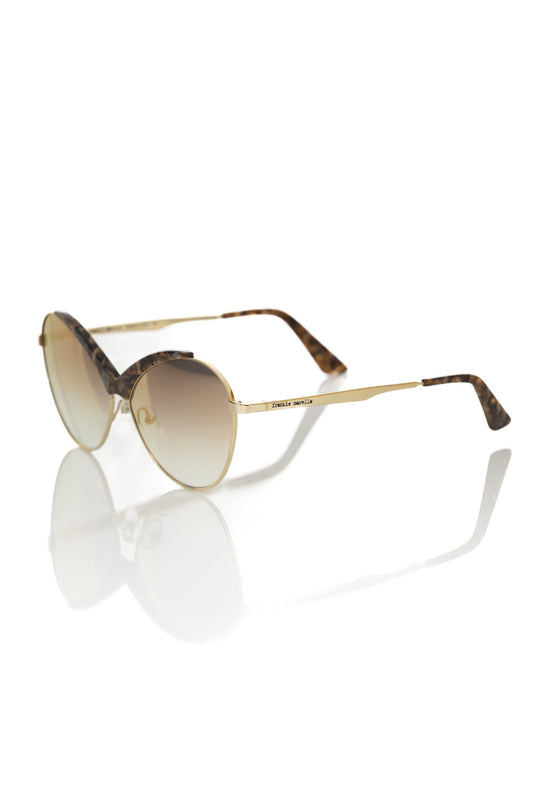 Frankie Morello Butterfly-Shaped Metallic Sunglasses