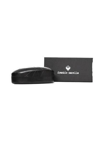 Frankie Morello Geometric Chic Transparent Clubmaster Eyeglasses