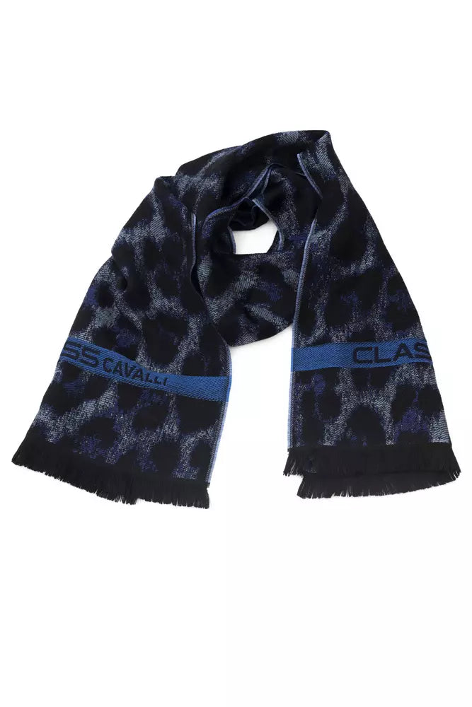 Cavalli Class Animalier Fantasy Logo Luxury Scarf