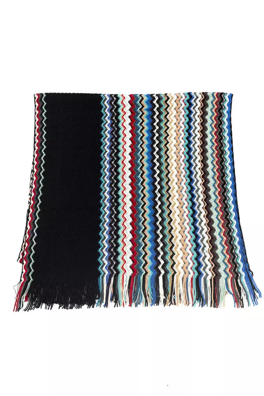 Missoni Geometric Fantasy Fringed Scarf Multicolor