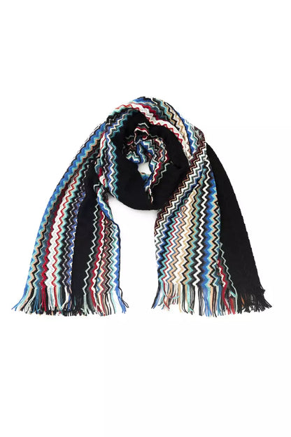 Missoni Geometric Fantasy Fringed Scarf Multicolor