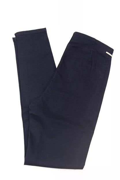 Jacob Cohen Elegant Side-Zip Jeggings in Chic Blue