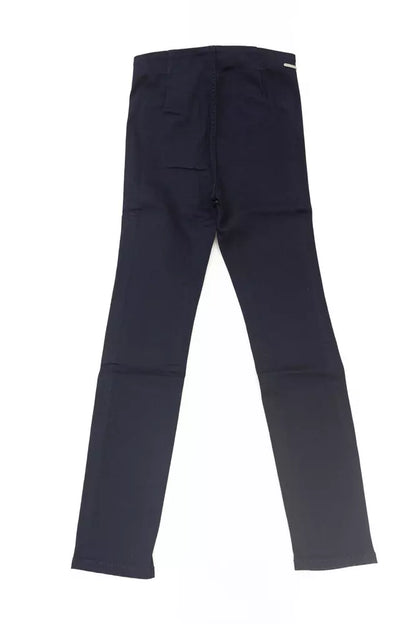 Jacob Cohen Elegant Side-Zip Jeggings in Chic Blue