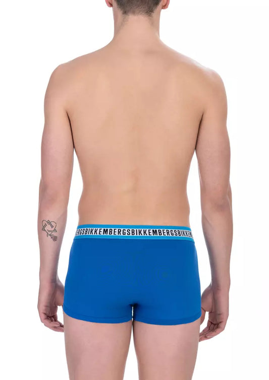 Bikkembergs Sleek Blue Trunk Bi-Pack for Men