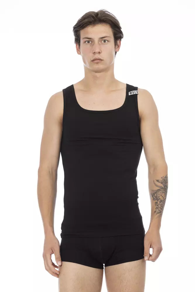 Bikkembergs Sleek Dual Pack Stretch Cotton Tank Tops