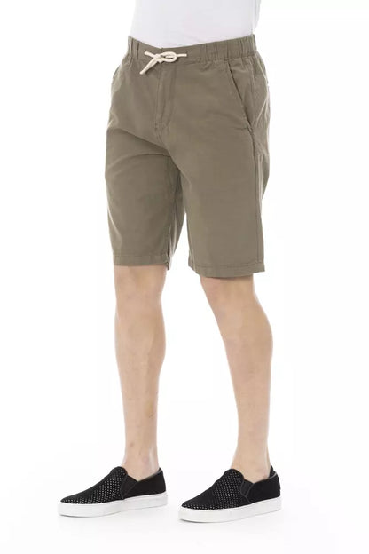 Baldinini Trend Army Bermuda Shorts with Drawstring