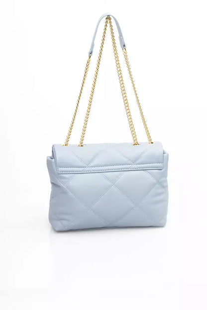 Baldinini Trend Elegant Light Blue Shoulder Flap Bag