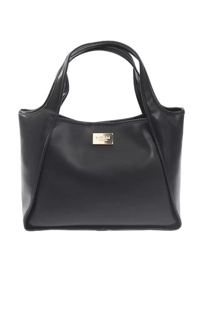 Baldinini Trend Elegant Black Magnetic Closure Handbag