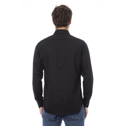 Baldinini Trend Elegant Italian Black Cotton Shirt