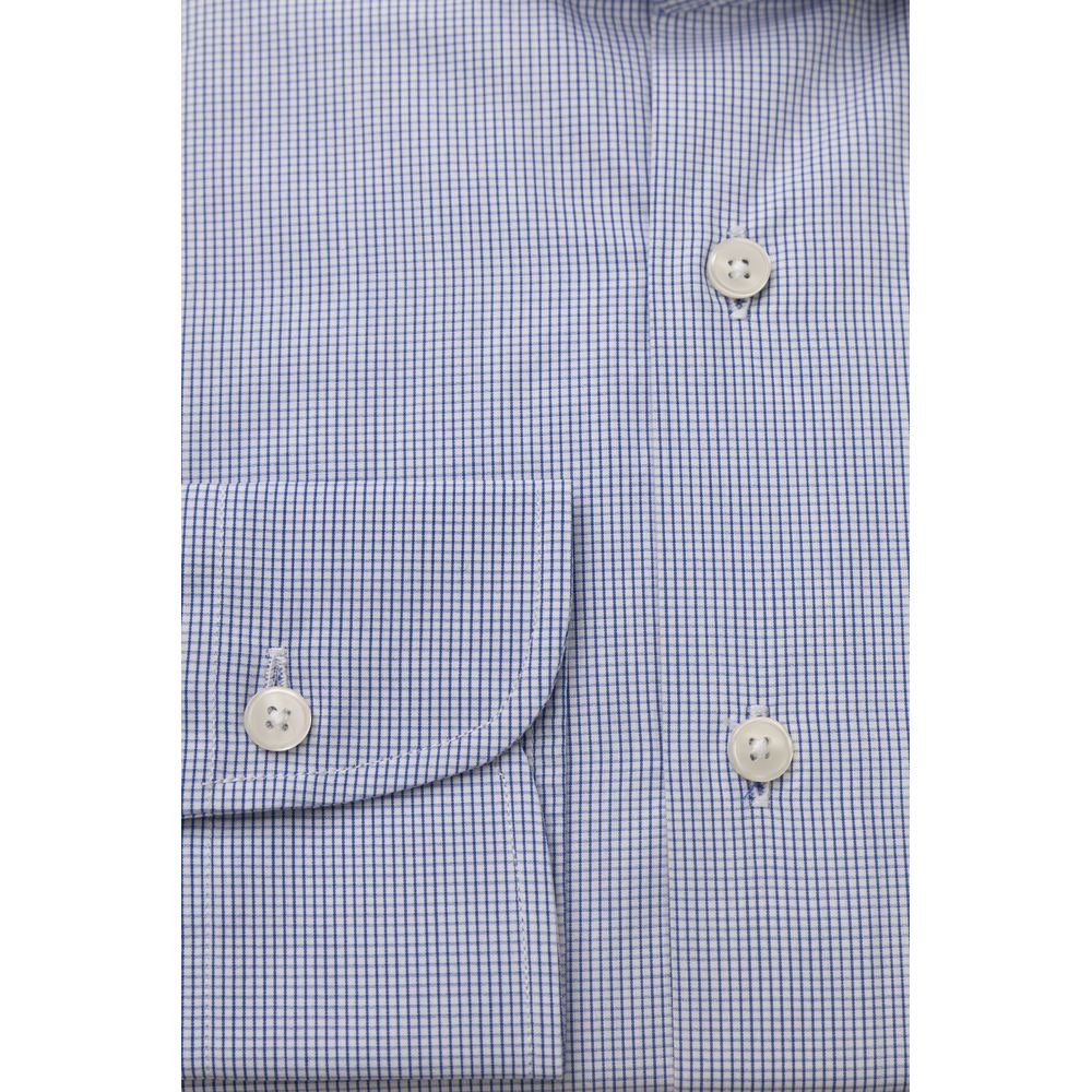 Bagutta Elegant Cotton French Collar Dress Shirt