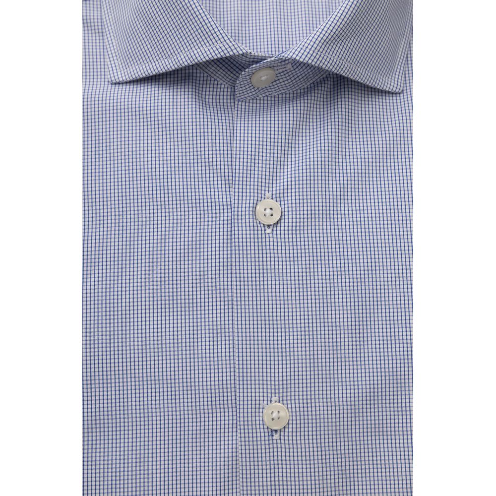 Bagutta Elegant Cotton French Collar Dress Shirt