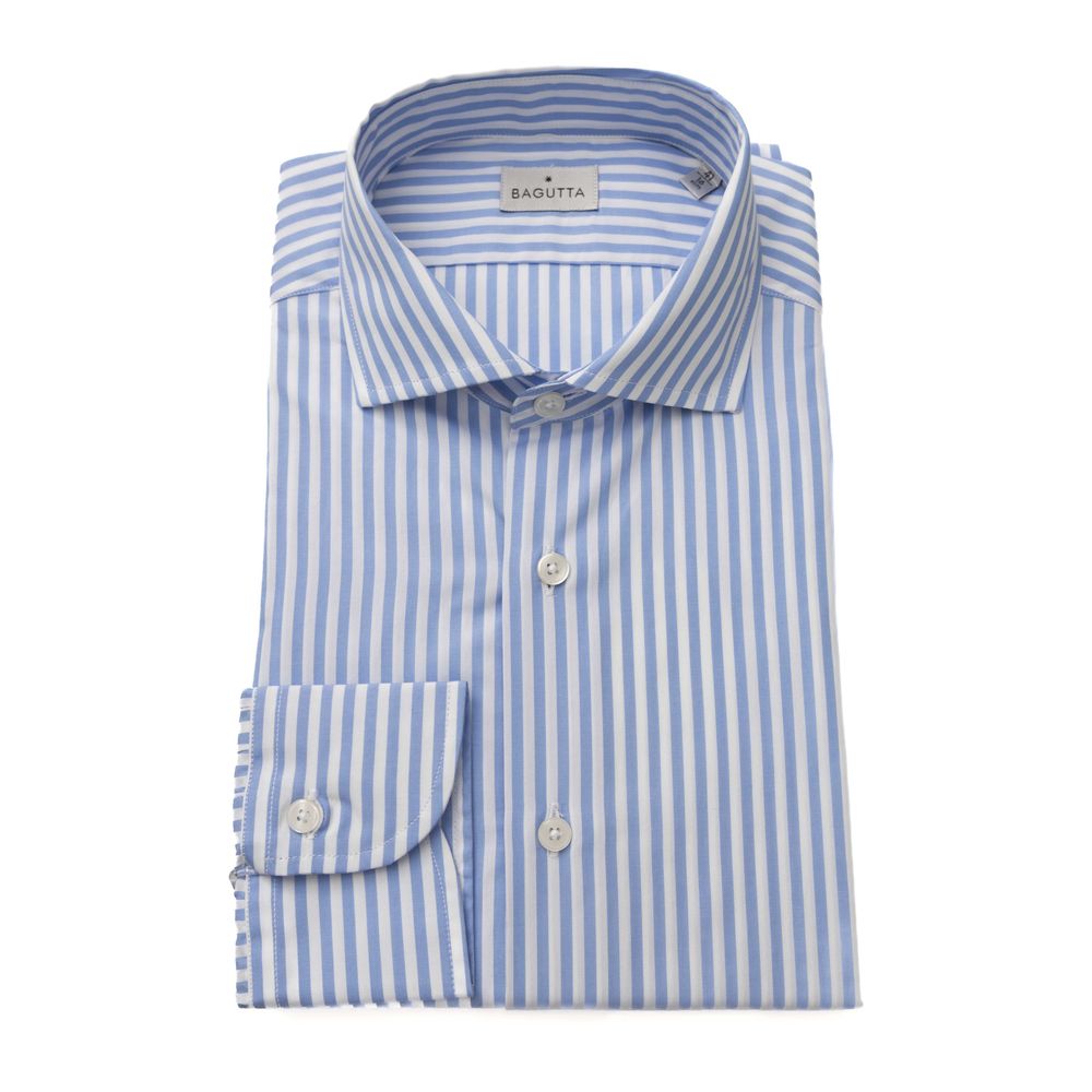 Bagutta Elegant Medium Fit French Collar Shirt