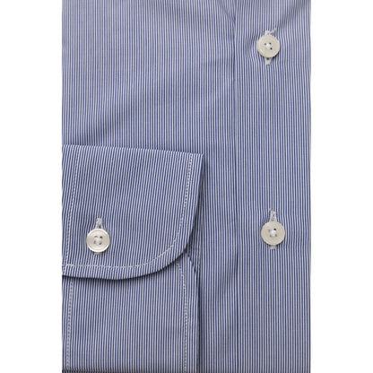 Bagutta Elegant Medium Fit French Collar Shirt