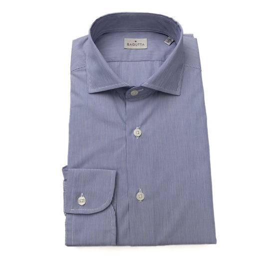 Bagutta Elegant Medium Fit French Collar Shirt