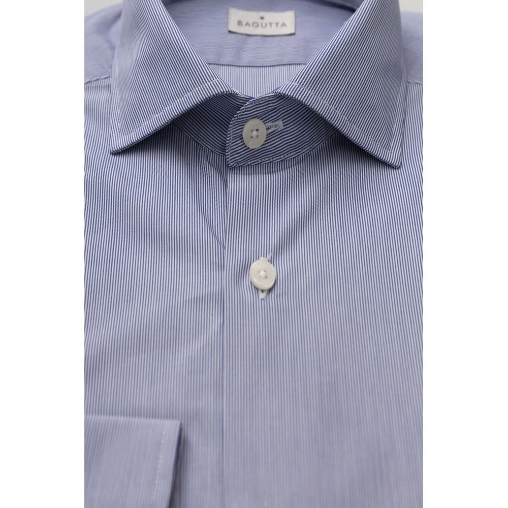 Bagutta Elegant Medium Fit French Collar Shirt