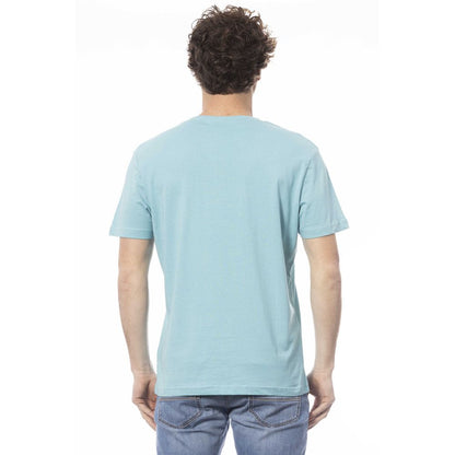 Invicta Chic Light Blue Crew Neck Logo Tee