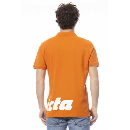 Invicta Elegant Orange Short Sleeve Polo for Men