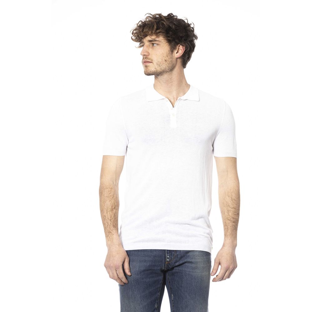 Distretto12 Elegant White Cotton Polo for Men