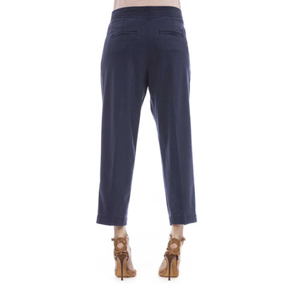 Jacob Cohen Elegant Blue Trousers with Chic Pocket Detail