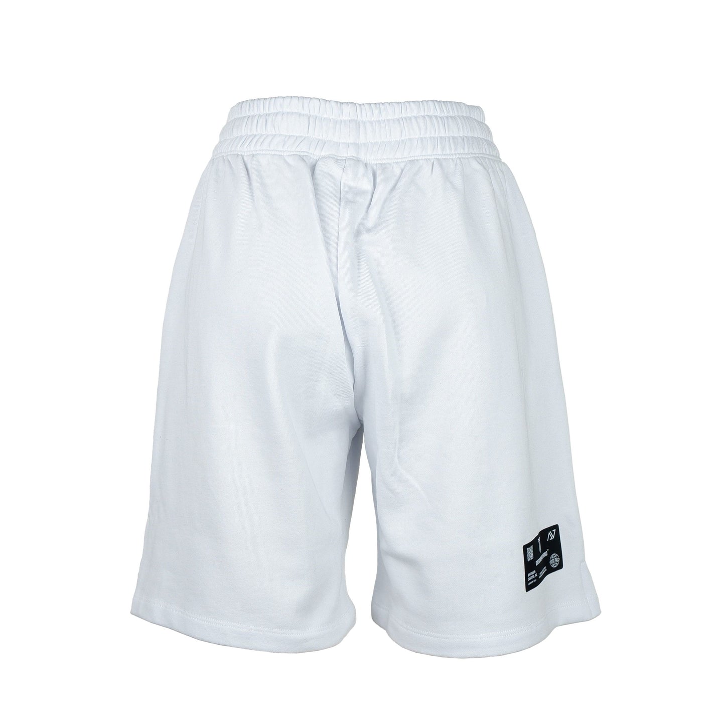 Diego Venturino Chic Drawstring Cotton Shorts in White