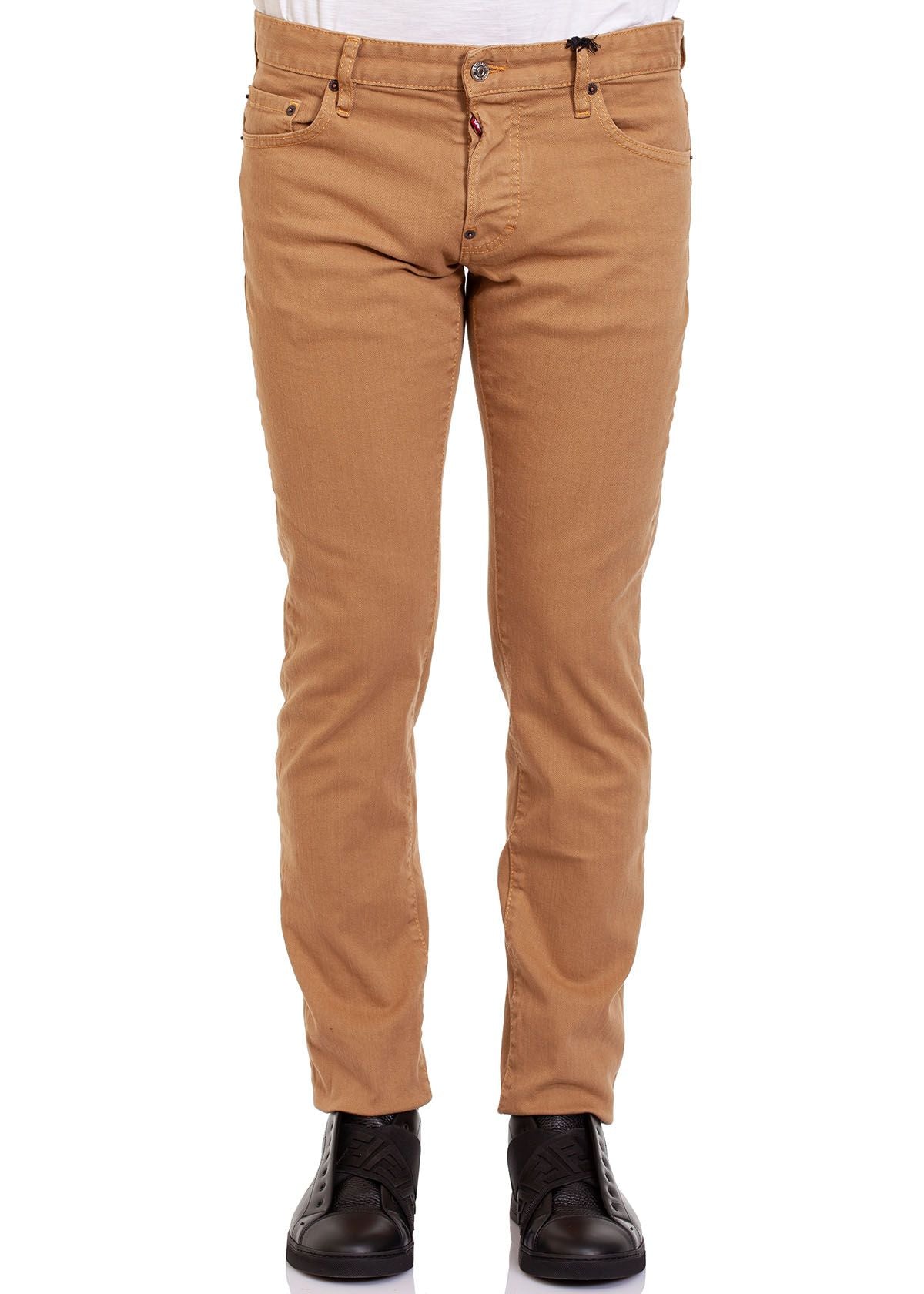 Dsquared² Sleek Brown Denim with Stretch