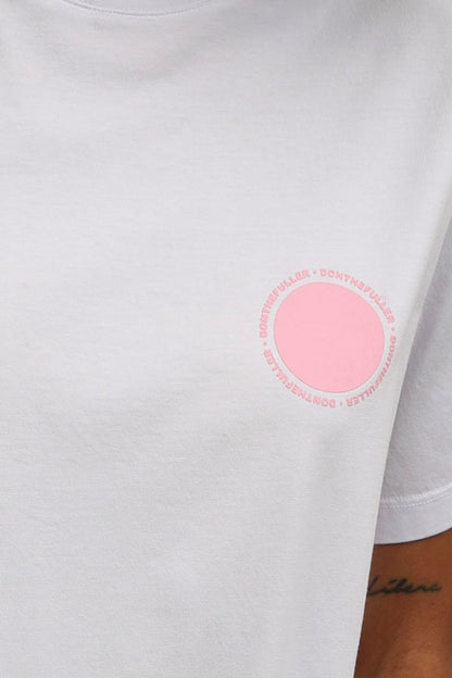 Don The Fuller Elegant White Logo Tee