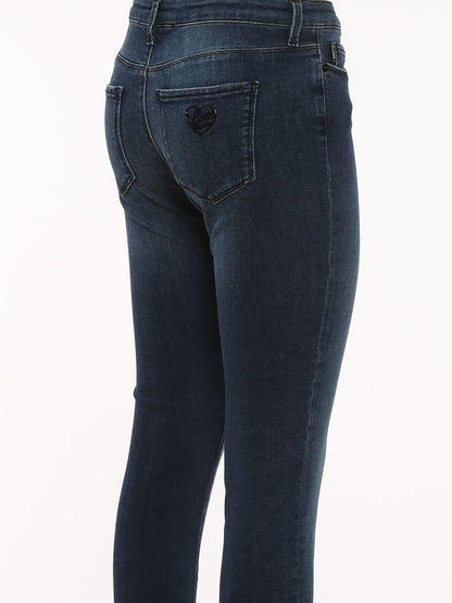 Love Moschino Chic Medium Blue Slim Stretch Jeans