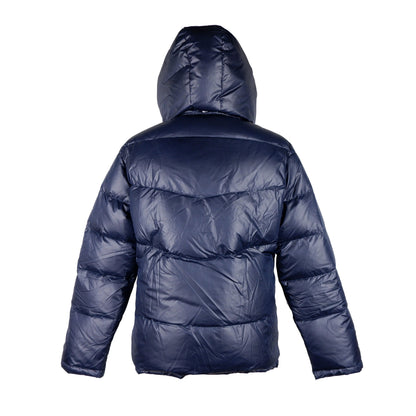 Elegant Blue Aquascutum Jacket with Removable Hood