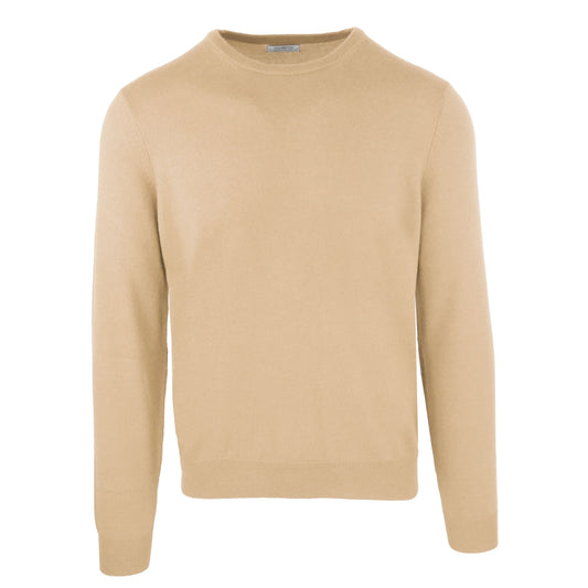 Malo Beige Cashmere Blend Roundneck Sweatshirt