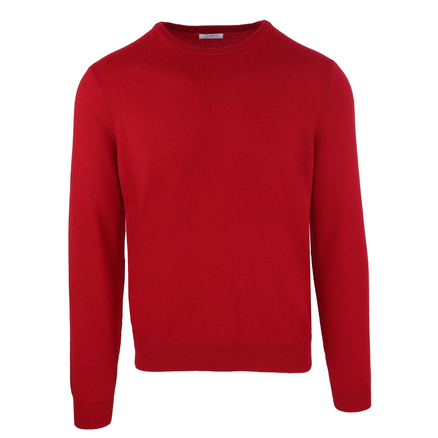 Malo Elegant Crimson Wool-Cashmere Blend Sweater