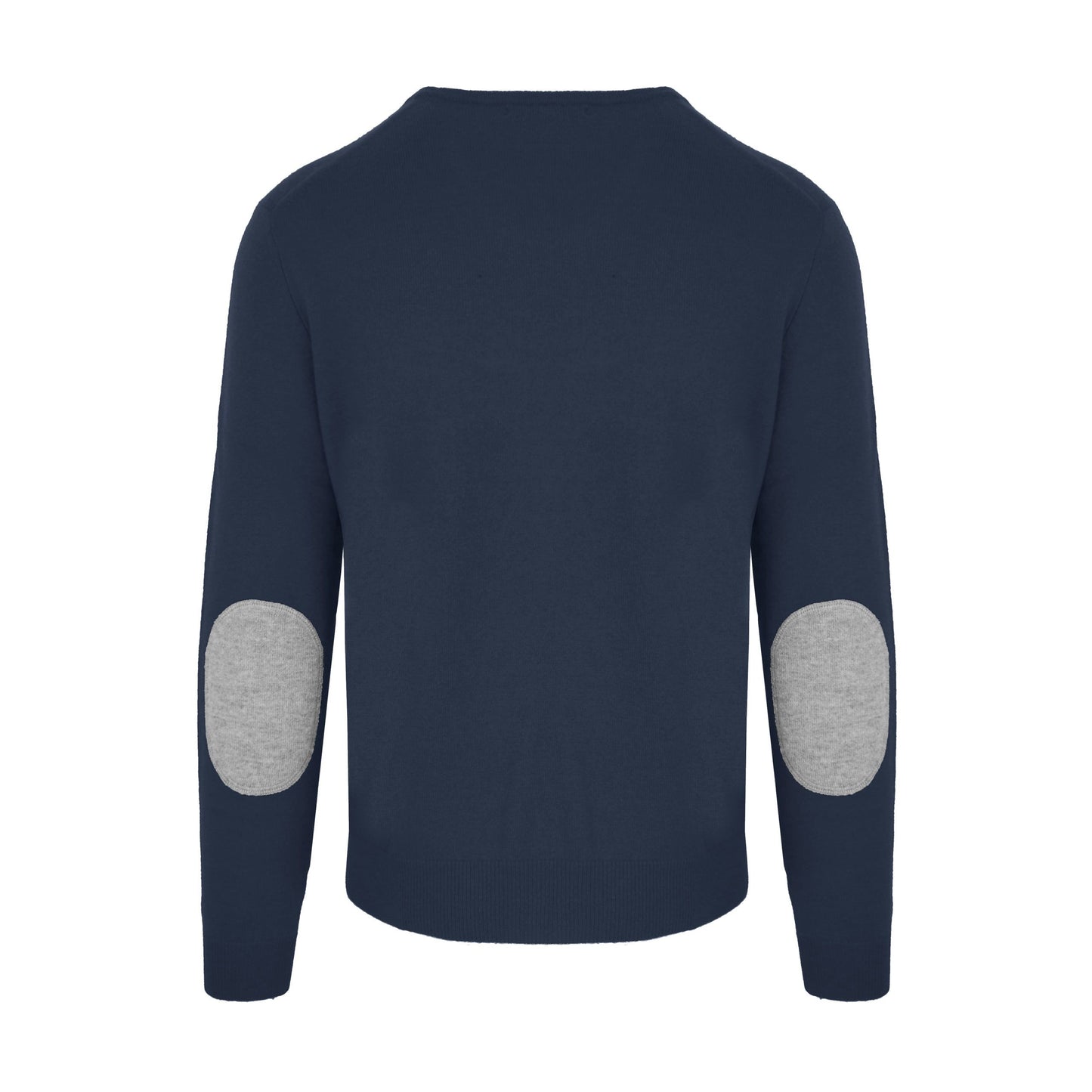 Malo Navy Elegance Wool-Cashmere Blend Sweater