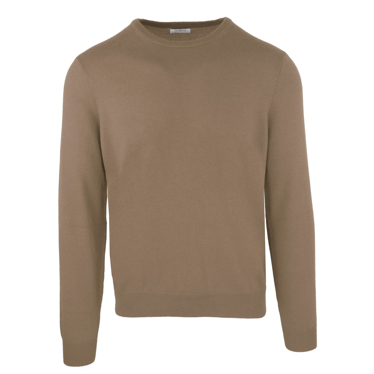 Malo Italian Wool-Cashmere Blend Roundneck Sweater