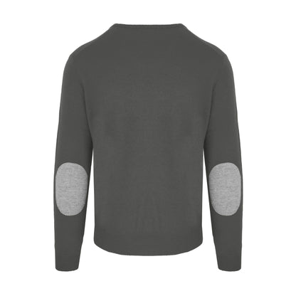 Malo Elegant Anthracite Wool-Cashmere Sweater