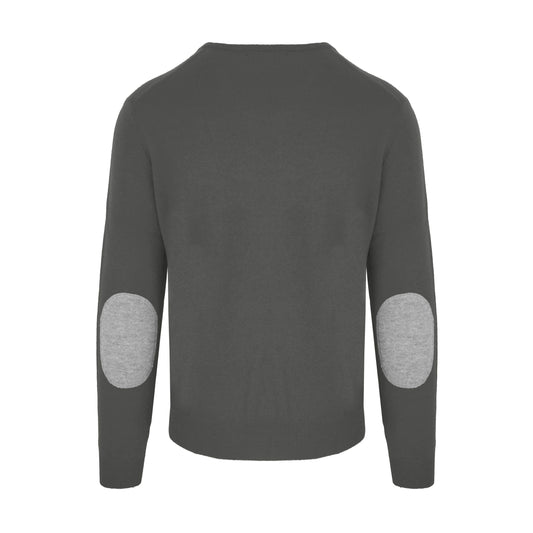 Malo Elegant Anthracite Wool-Cashmere Sweater