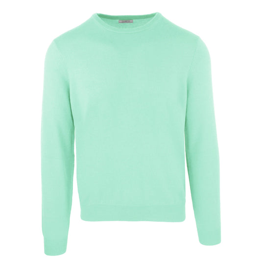 Malo Elegant Water Green Wool-Cashmere Sweater