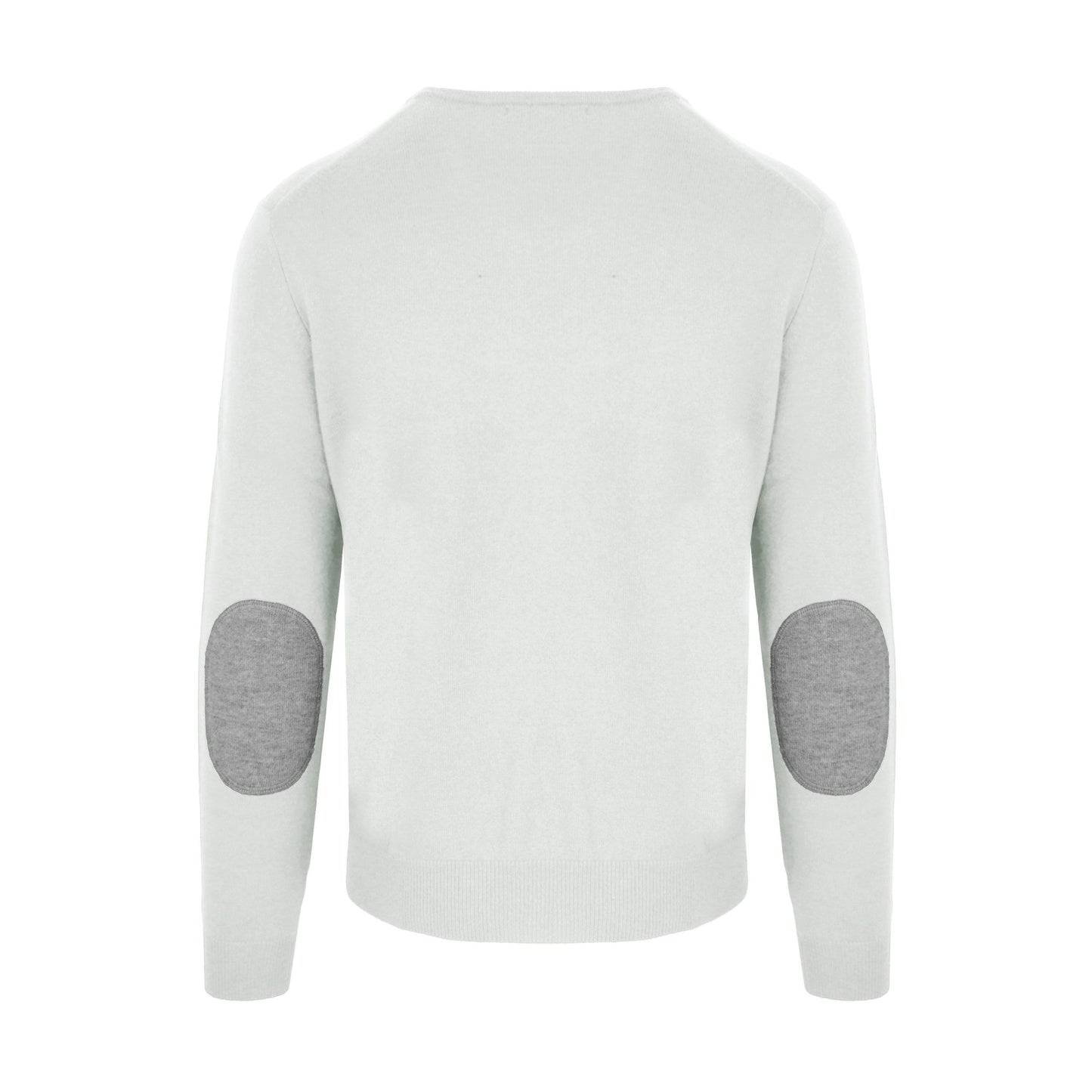 Malo Elegant Gray Wool-Cashmere Sweater