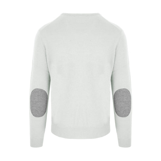 Malo Elegant Gray Wool-Cashmere Sweater