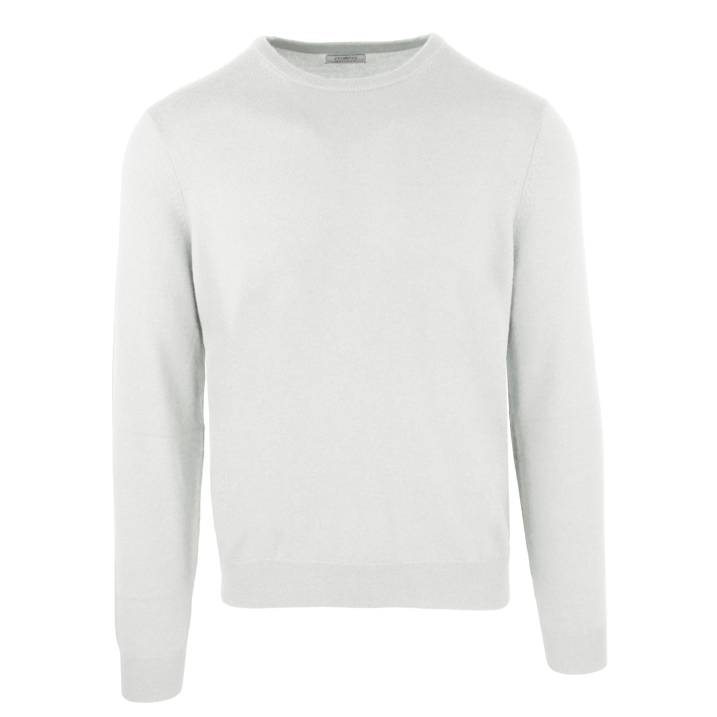 Malo Elegant Gray Wool-Cashmere Sweater