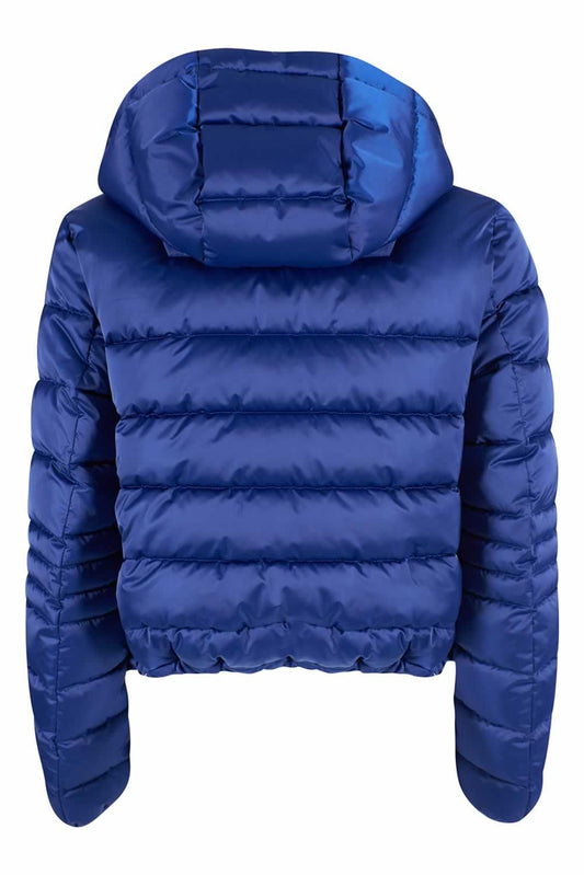 Yes Zee Chic Zippered Short Down Jacket with Hood