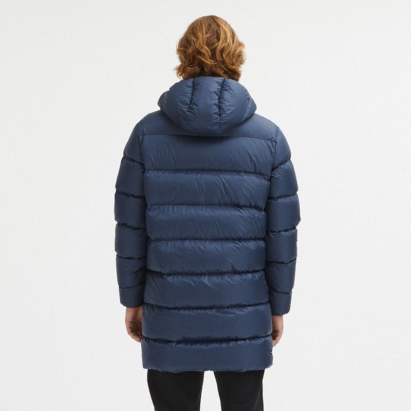 Centogrammi Elegant Blue Hooded Jacket