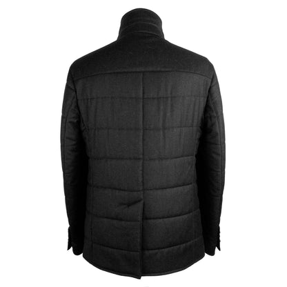 Made in Italy Elegant Wool-Cashmere Men's Coat