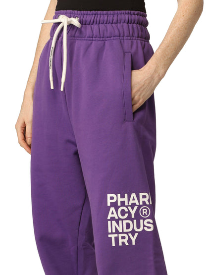 Pharmacy Industry Chic Purple Logo Tracksuit Trousers