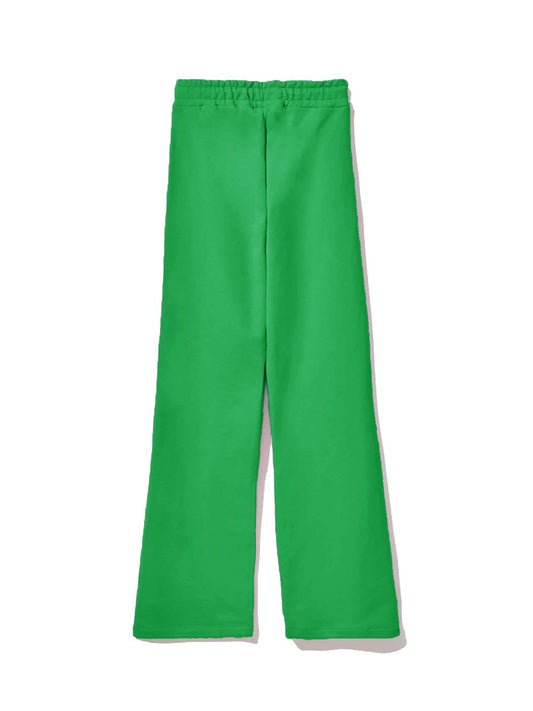 Comme Des Fuckdown Elevated Green Palazzo Sweatpants