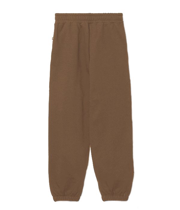 Comme Des Fuckdown Chic Brown Cotton Sweatpants with Unique Print